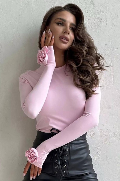 Женска блуза ZERVONZA PINK, Боја: розова, IVET.MK - Твојата онлајн продавница
