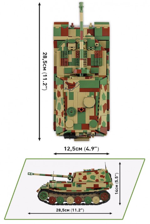 Конструктор Cobi тенк Panzerjager Tiger - 1252 деловиIVET.MK - Твојата онлајн продавница