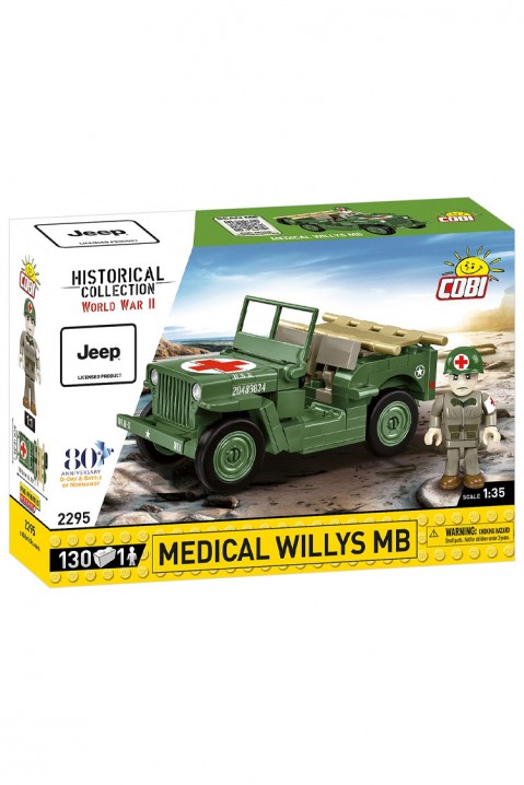 Конструктор Cobi Jeep Medical Willys - делови 130IVET.MK - Твојата онлајн продавница
