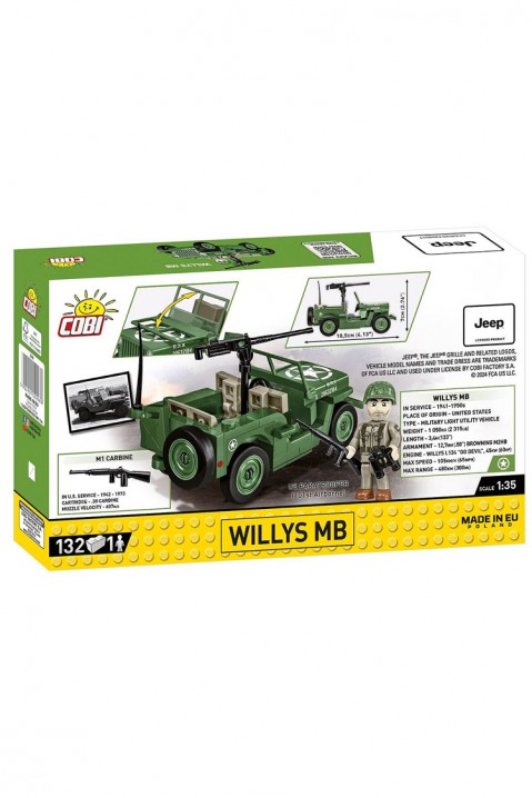Конструктор Cobi jeep Willys MB - делови 132IVET.MK - Твојата онлајн продавница