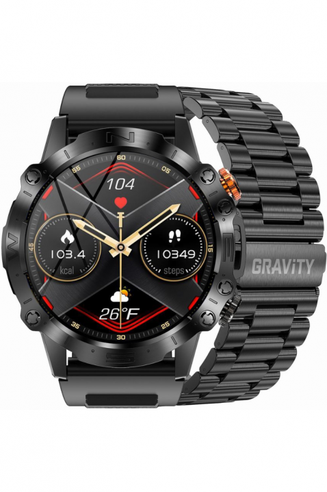 Смарт часовник Gravity GT20-1, Боја: црна, IVET.MK - Твојата онлајн продавница