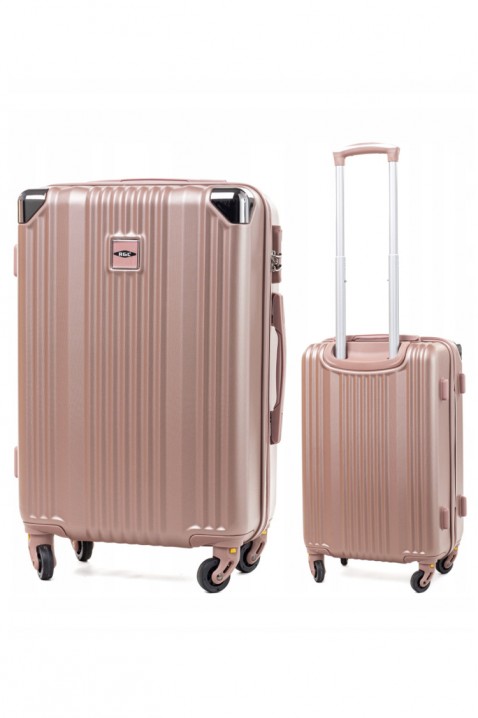 Комплет од 3 куфери ROBELSO ROSE GOLD, Боја: златна , IVET.MK - Твојата онлајн продавница