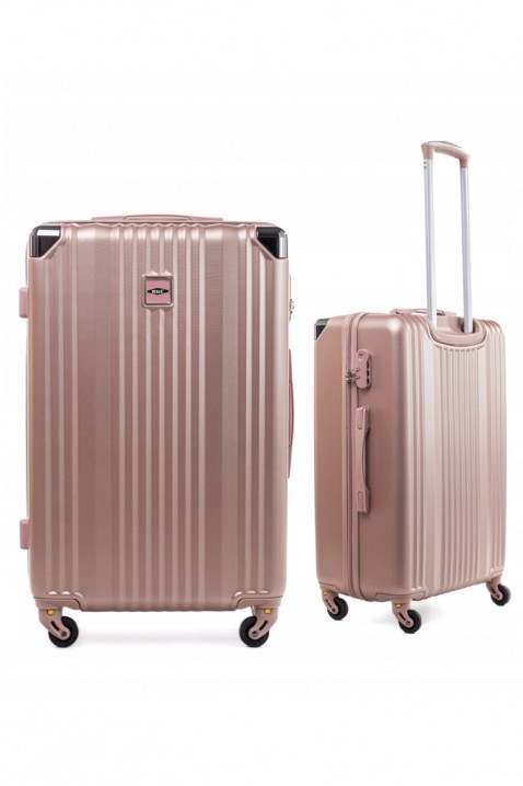 Комплет од 3 куфери ROBELSO ROSE GOLD, Боја: златна , IVET.MK - Твојата онлајн продавница