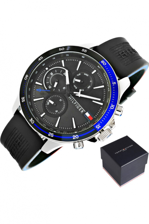 Машки часовник Tommy Hilfiger 1791724, Боја: црна, IVET.MK - Твојата онлајн продавница