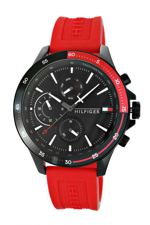 Машки часовник Tommy Hilfiger 1791722, Боја: црвена, IVET.MK - Твојата онлајн продавница