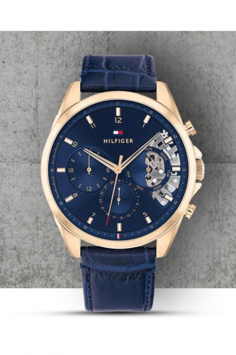 Машки часовник Tommy Hilfiger Baker 1710451, Боја: темносина, IVET.MK - Твојата онлајн продавница