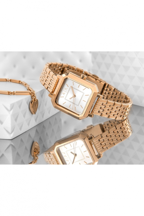 Женски часовник Armani Exchange AX7164SET, Боја: розово злато, IVET.MK - Твојата онлајн продавница