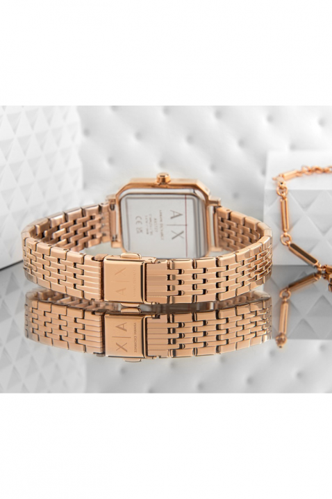 Женски часовник Armani Exchange AX7164SET, Боја: розово злато, IVET.MK - Твојата онлајн продавница