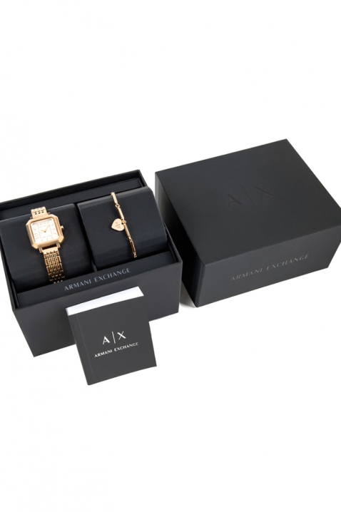Женски часовник Armani Exchange AX7164SET, Боја: розово злато, IVET.MK - Твојата онлајн продавница