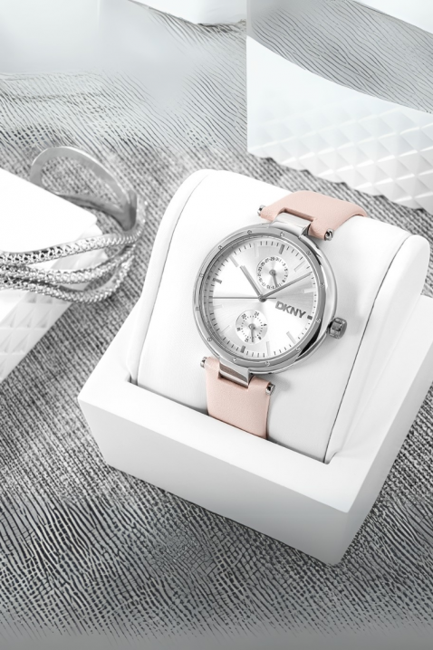 Женски часовник DKNY DK1L066L0015, Боја: пудра, IVET.MK - Твојата онлајн продавница