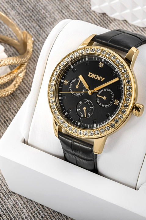 Женски часовник DKNY DK1L055L0025, Боја: црна, IVET.MK - Твојата онлајн продавница