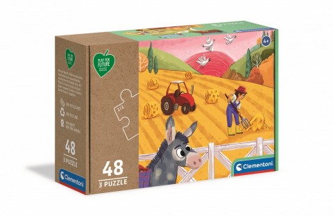 Детската сложувалка Clementoni од 3 x 48 делови - На полетоIVET.MK - Твојата онлајн продавница