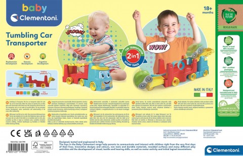 Бебешка играчка - Автовоз со автомобил | Baby ClementoniIVET.MK - Твојата онлајн продавница
