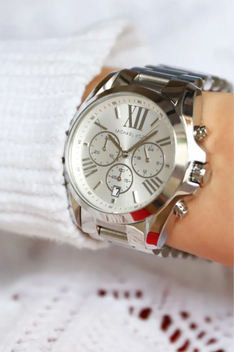 Женски часовник Michael Kors Bradshaw MK5535, Боја: сребрена, IVET.MK - Твојата онлајн продавница