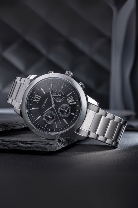 Машки часовник Giewont Chronograf GW6480-1, Боја: сребрена, IVET.MK - Твојата онлајн продавница