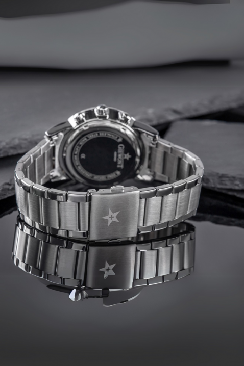 Машки часовник Giewont Chronograf GW6480-2, Боја: сребрена, IVET.MK - Твојата онлајн продавница
