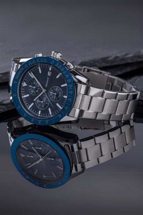 Машки часовник Giewont Chronograf GW6480-4, Боја: сребрена, IVET.MK - Твојата онлајн продавница