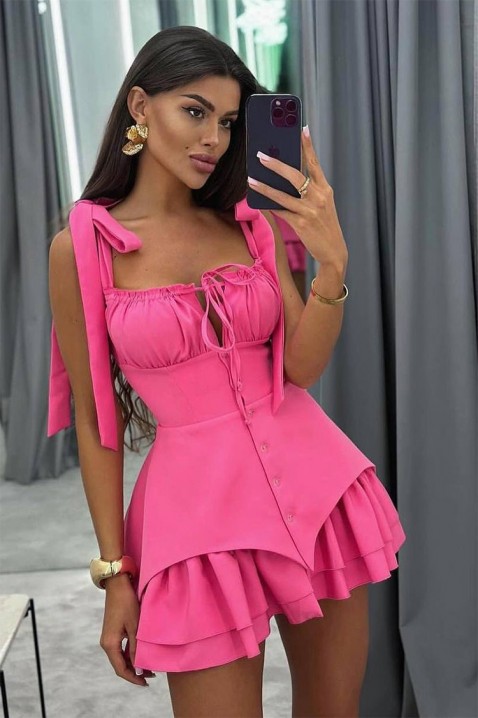 Фустан AZALINZA PINK, Боја: розова, IVET.MK - Твојата онлајн продавница