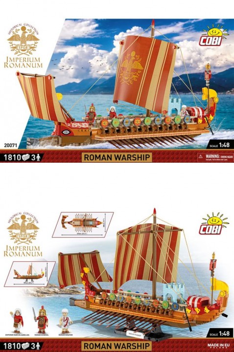 Конструктор Cobi брод Roman Warship - 1810 парчињаIVET.MK - Твојата онлајн продавница
