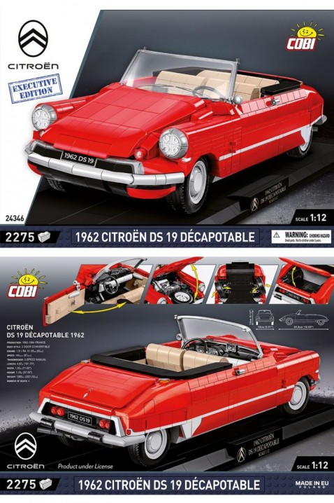 Конструктор Cobi автомобил Citroen - 2275 парчињаIVET.MK - Твојата онлајн продавница