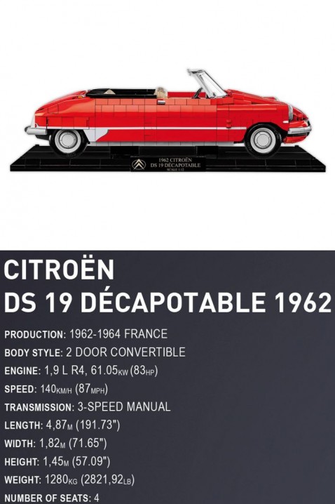 Конструктор Cobi автомобил Citroen - 2275 парчињаIVET.MK - Твојата онлајн продавница