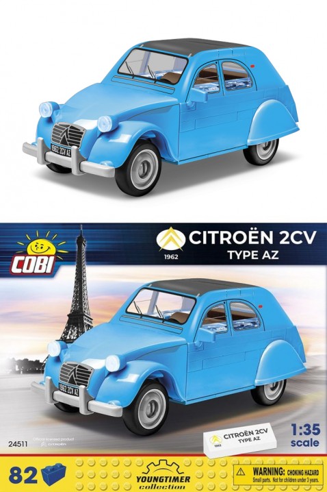 Конструктор Cobi автомобил Citroen 2CV- 82 парчињаIVET.MK - Твојата онлајн продавница