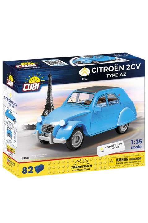 Конструктор Cobi автомобил Citroen 2CV- 82 парчињаIVET.MK - Твојата онлајн продавница
