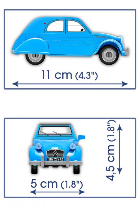 Конструктор Cobi автомобил Citroen 2CV- 82 парчињаIVET.MK - Твојата онлајн продавница