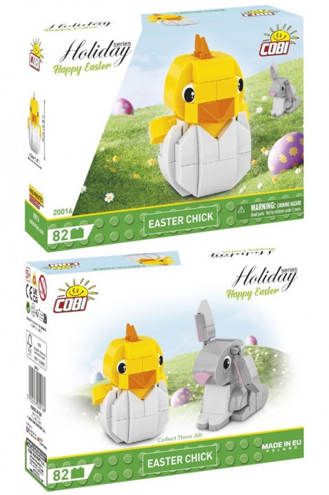 Конструктор Cobi играчка Easter Chick - 82 парчињаIVET.MK - Твојата онлајн продавница