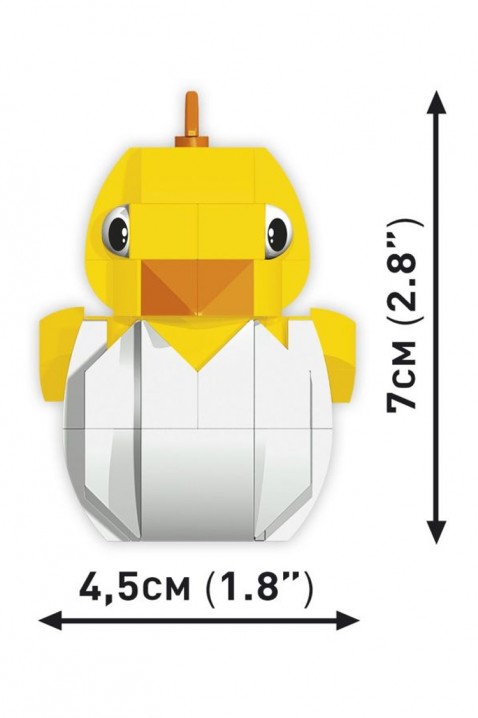 Конструктор Cobi играчка Easter Chick - 82 парчињаIVET.MK - Твојата онлајн продавница