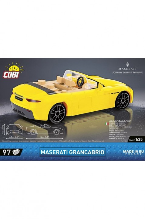 Конструктор Cobi автомобил Maserati GranCabrio - 97 парчињаIVET.MK - Твојата онлајн продавница