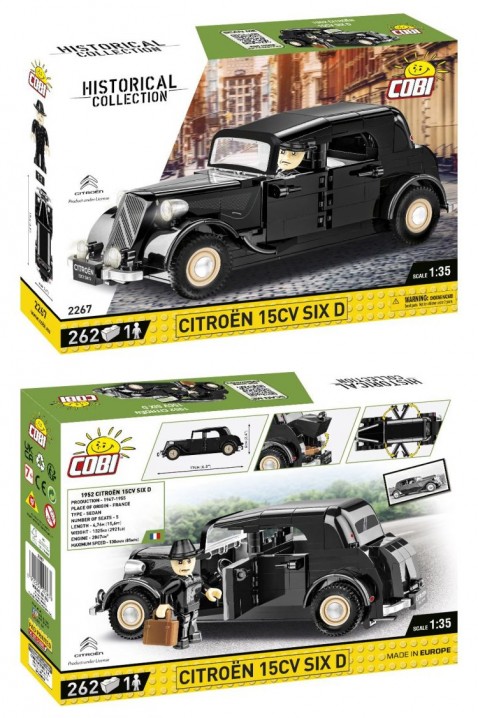 Конструктор Cobi автомобил Citroen 15CV six D - 262 парчињаIVET.MK - Твојата онлајн продавница