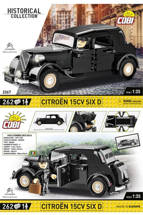 Конструктор Cobi автомобил Citroen 15CV six D - 262 парчињаIVET.MK - Твојата онлајн продавница