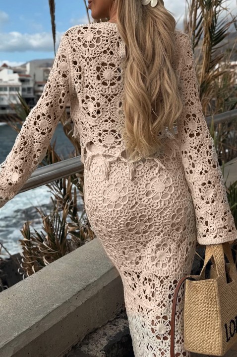 Комплет за плажа ERFOLXA BEIGE, Боја: беж, IVET.MK - Твојата онлајн продавница