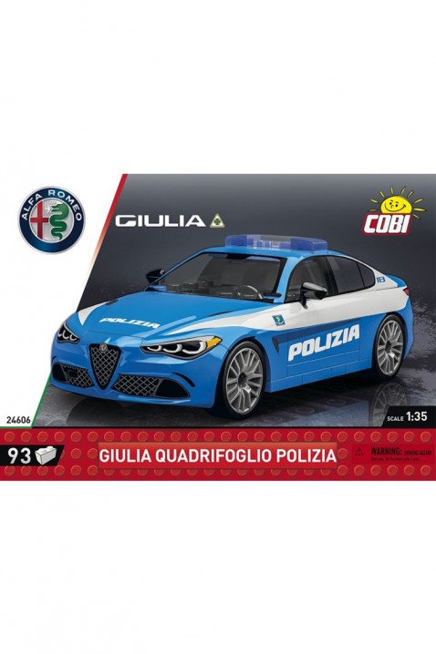 Конструктор Cobi автомобил Alfa Romeo Giulia Quadrifoglio - 93 парчињаIVET.MK - Твојата онлајн продавница