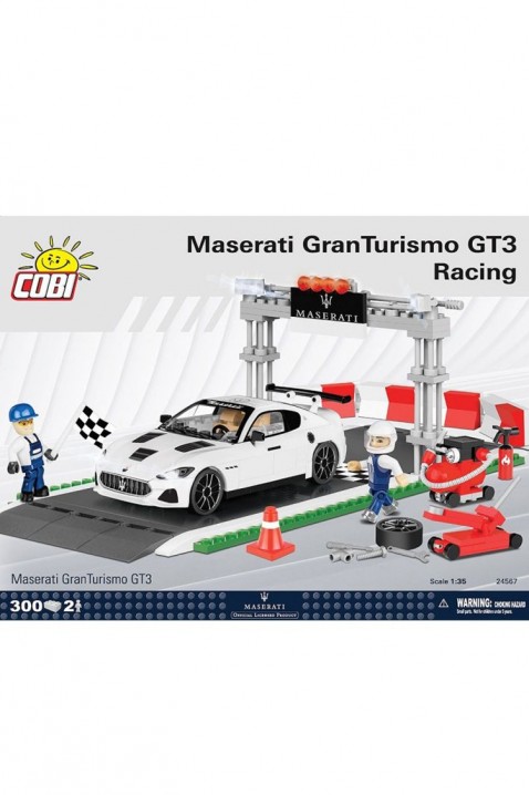Конструктор Cobi автомобил Maserati GranTurismo GT3 - 300 парчињаIVET.MK - Твојата онлајн продавница