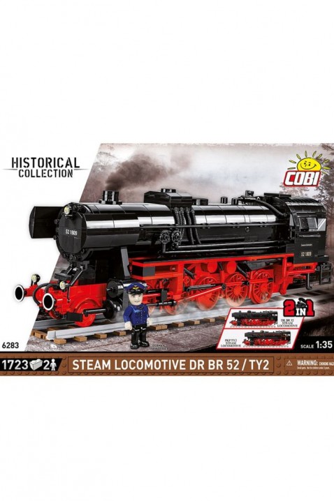 Конструктор Cobi локомотива Steam Locomotive DR BR 52/TY2 - 172 парчињаIVET.MK - Твојата онлајн продавница