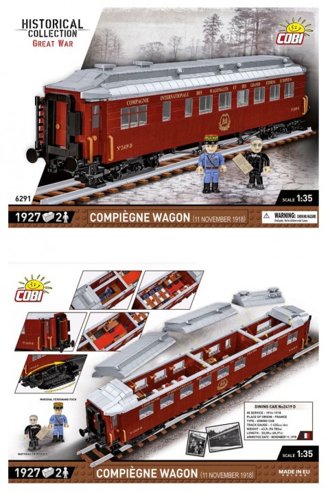 Конструктор Cobi Compiegne Wagon - делови 1927IVET.MK - Твојата онлајн продавница