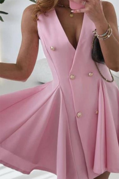 Фустан AGARSENA PINK, Боја: розова, IVET.MK - Твојата онлајн продавница