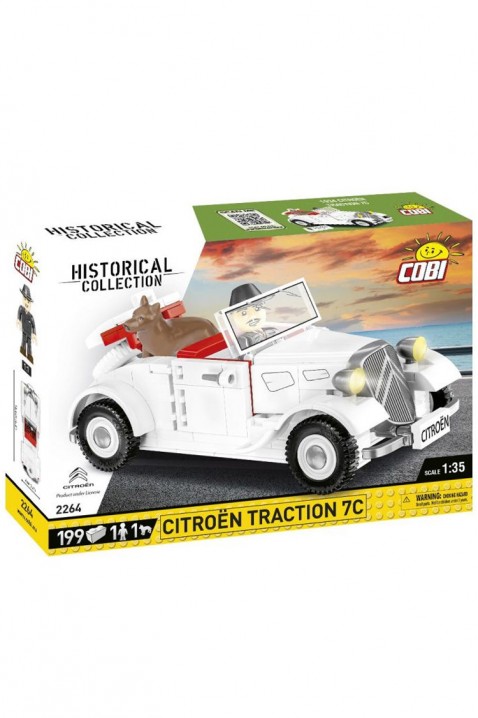 Конструктор Cobi автомобил Citroen Traction 7C - делови 199IVET.MK - Твојата онлајн продавница