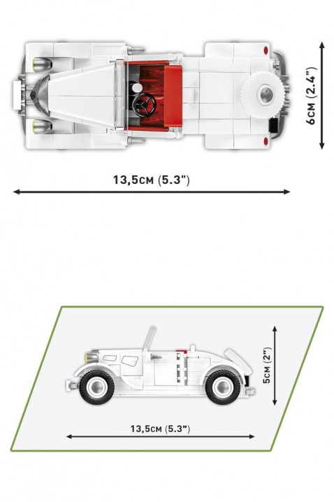 Конструктор Cobi автомобил Citroen Traction 7C - делови 199IVET.MK - Твојата онлајн продавница