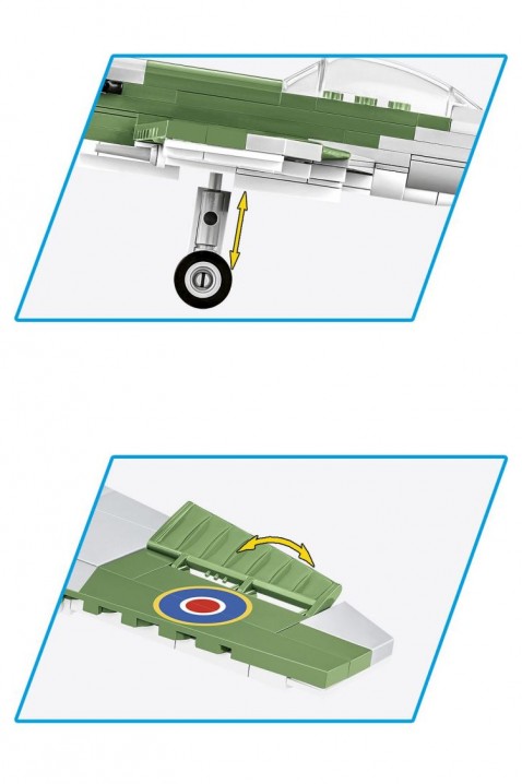 Конструктор Cobi авион т Spitfire Mk. XVI Bubbletop - 152 парчињаIVET.MK - Твојата онлајн продавница