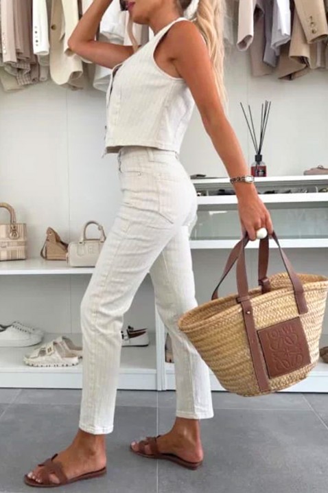 Комплет VERSLINDA WHITE, Боја: бела, IVET.MK - Твојата онлајн продавница