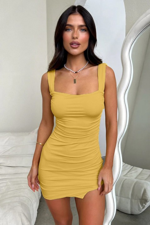 Фустан VESIOLFA YELLOW, Боја: жолта, IVET.MK - Твојата онлајн продавница