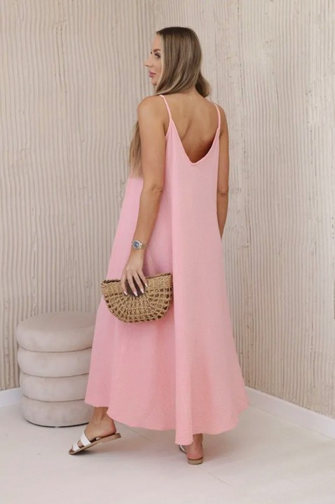 Фустан MERLONZA PINK, Боја: розова, IVET.MK - Твојата онлајн продавница