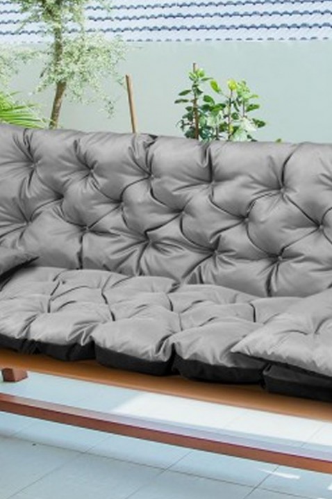 Перница за градинарска клупа/лулашка 3 во 1 TREXY GREY 100x60x50 cm, Боја: сива, IVET.MK - Твојата онлајн продавница