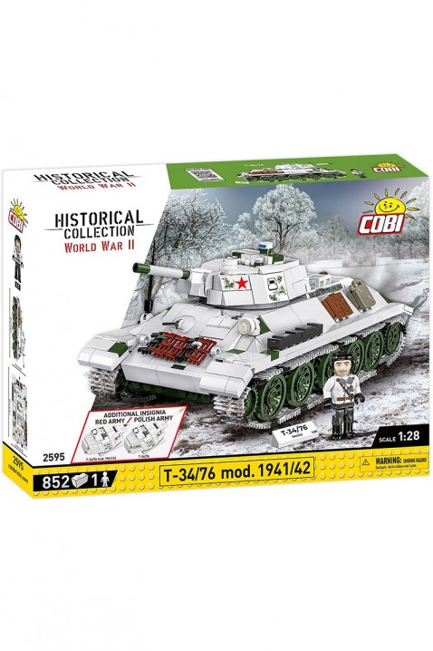 Конструктор Cobi tank T-34/76 mod - делови 852IVET.MK - Твојата онлајн продавница
