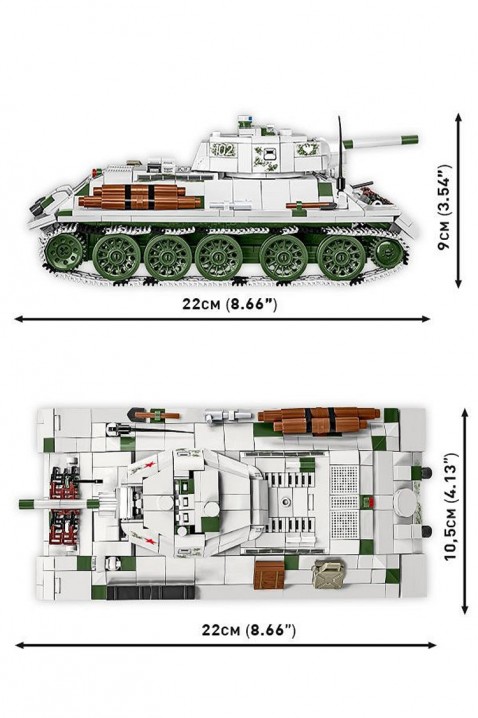 Конструктор Cobi tank T-34/76 mod - делови 852IVET.MK - Твојата онлајн продавница
