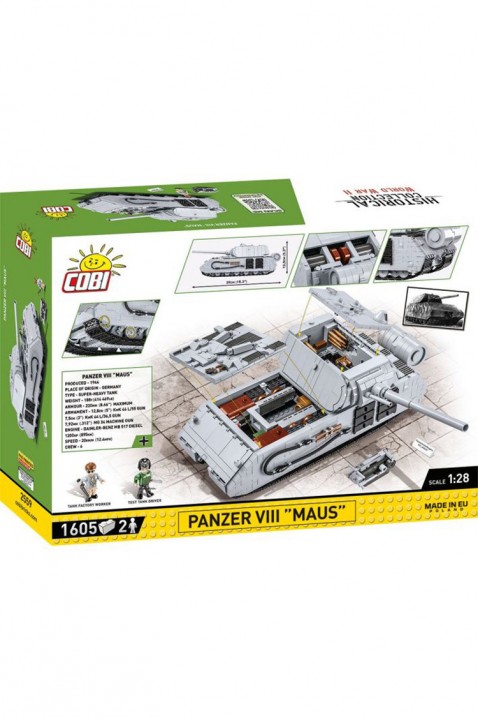 Конструктор Cobi тенк panzer VIII maus- 1605 парчињаIVET.MK - Твојата онлајн продавница
