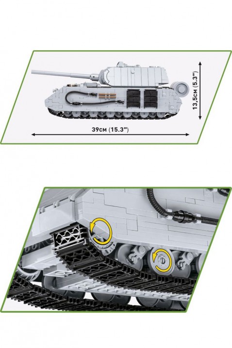 Конструктор Cobi тенк panzer VIII maus- 1605 парчињаIVET.MK - Твојата онлајн продавница